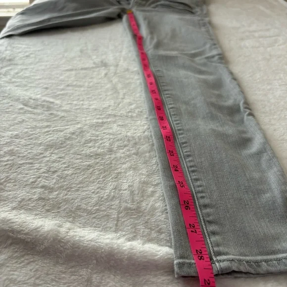PAIGE Edgemont Montauk Grey No Whiskers Jeans Size 27 - Picture 11 of 13